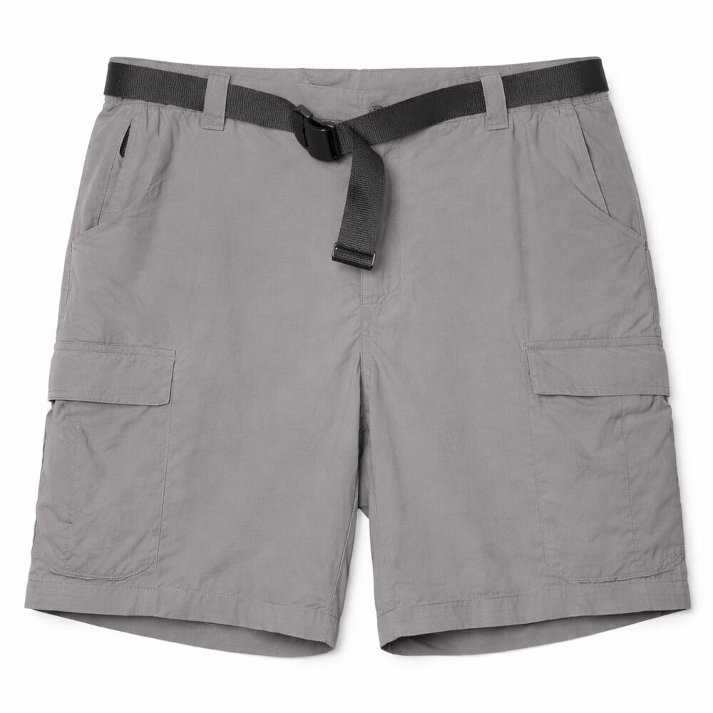 L.L. Bean Trail Cargo Shorts Gray L/Regular | Lightweight Hiking Outdoor Nylon